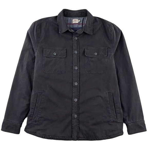 Faherty Jackets & Coats Faherty Mens Large Stretch Blanket Lined